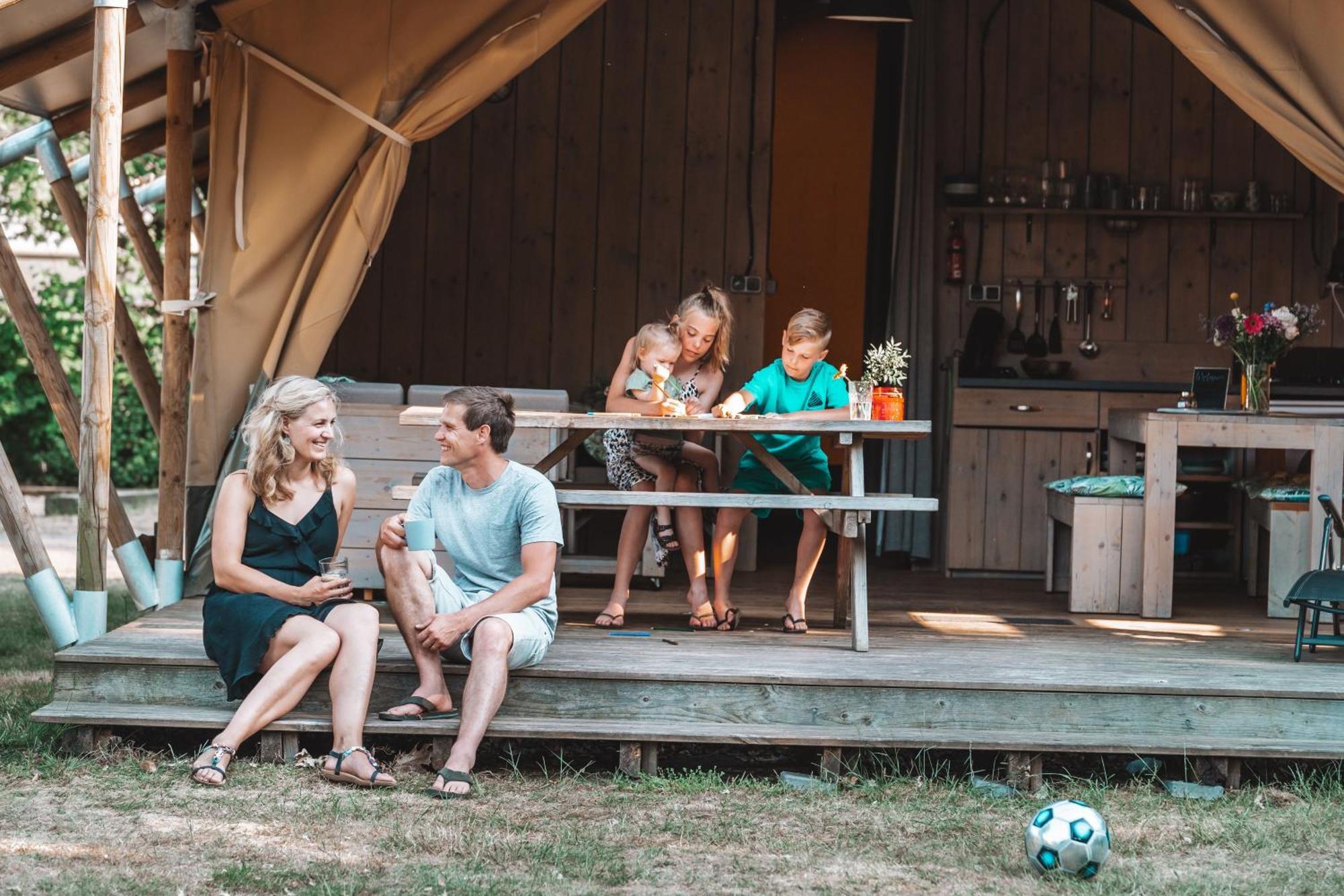 Glamping Holten Luxe Safaritent 1 Kültér fotó